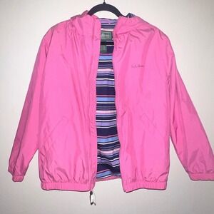 Girls‎ Pink Large LL BEAN COAT 14/16 NWOT Valentines